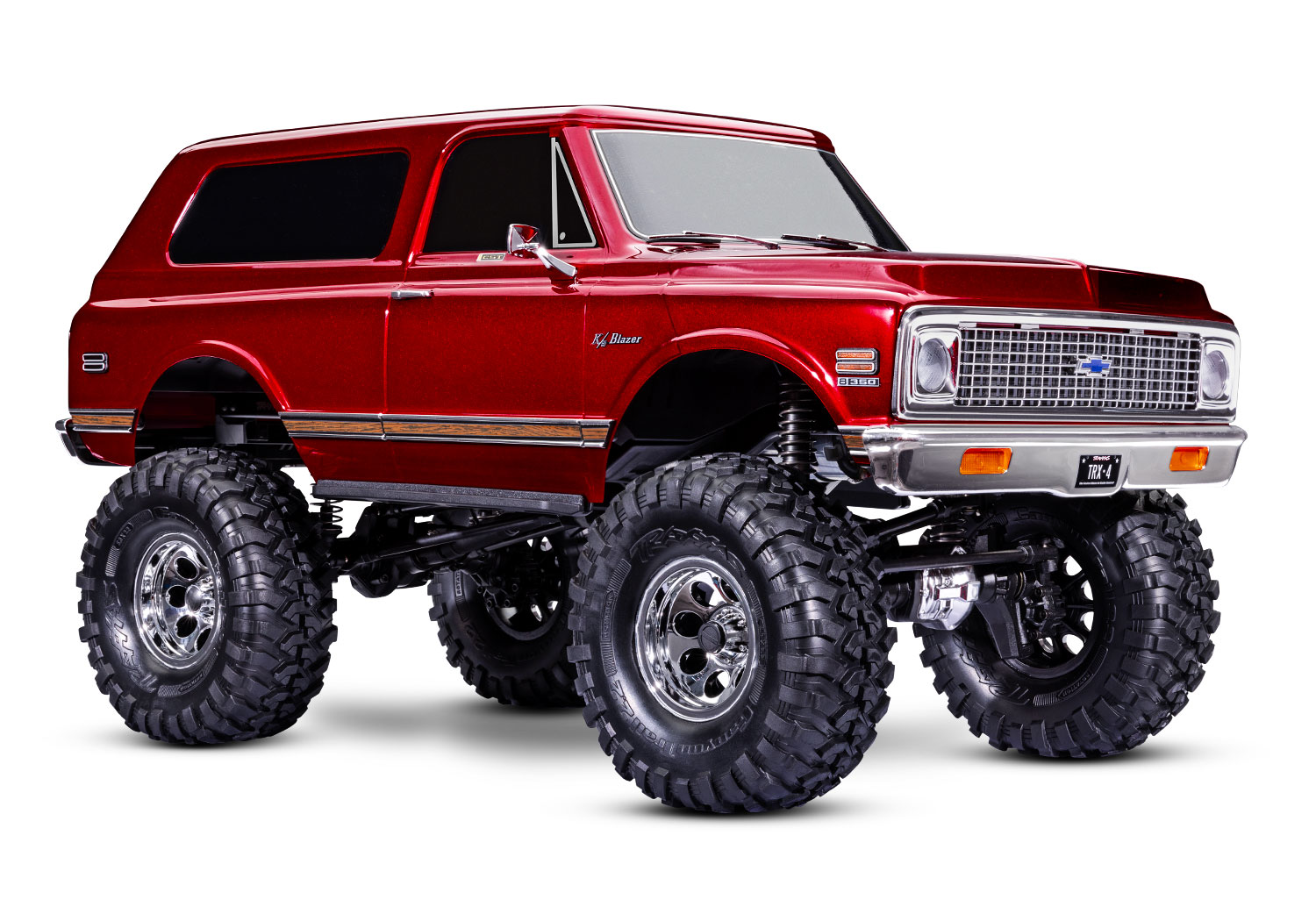 92086 4 TRX4 72 Blazer High Trail Front 3 Qtr RED 54126768